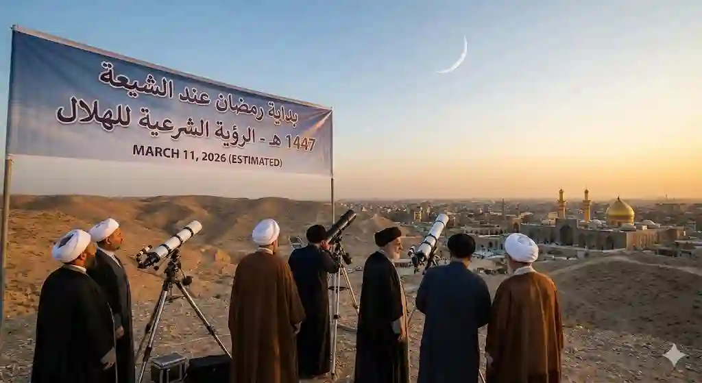 متى يبدأ رمضان عند الشيعة 2026؟ الرؤية الشرعية للهلال