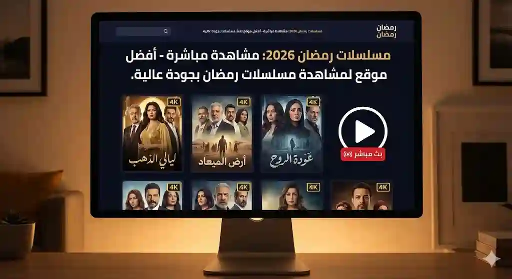 مسلسلات رمضان 2026 مشاهدة مباشرة – أفضل موقع