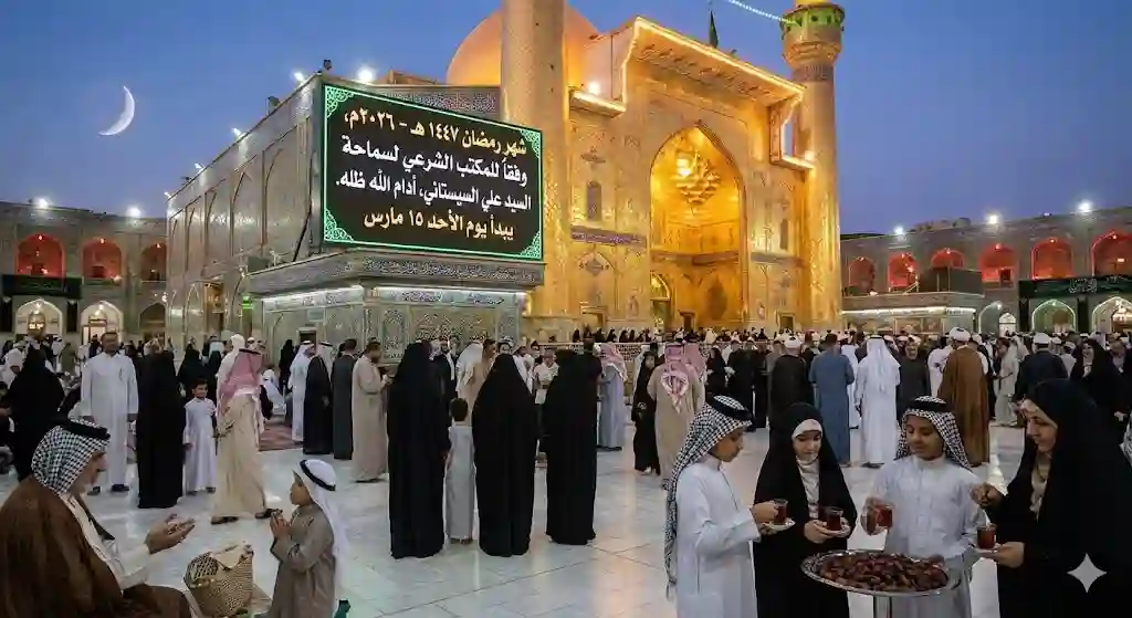 متى يبدأ شهر رمضان 2026 عند الشيعة؟ وفقًا لمكتب السيد السيستاني