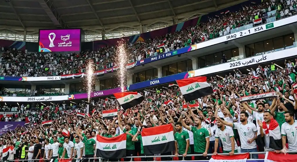 جدول وموعد مباريات العراق في كأس العرب 2025