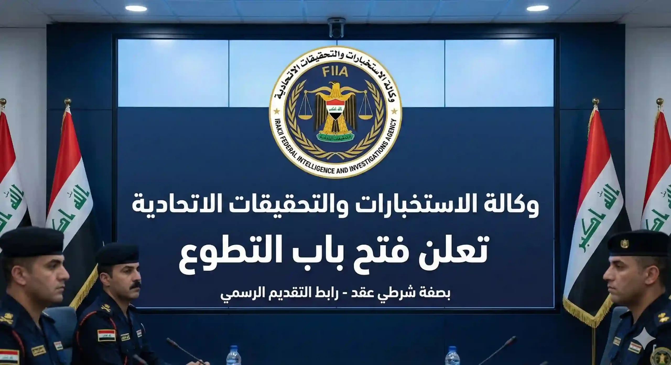 عاجل ورسمياً.. رابط استمارة التقديم على وكالة الاستخبارات والتحقيقات الاتحادية 2025 بصفة شرطي عقد