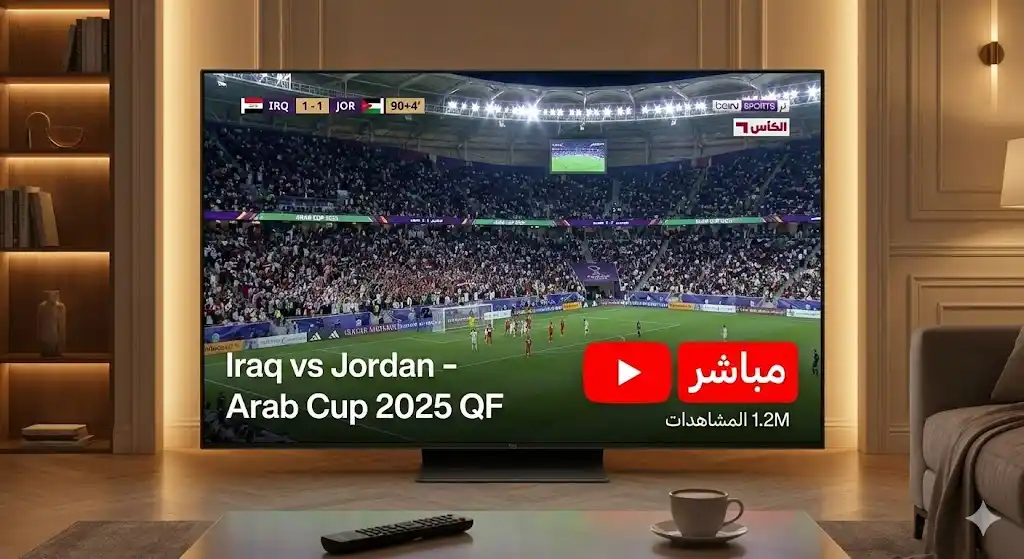 بث مباشر العراق والاردن كاس العرب 2025