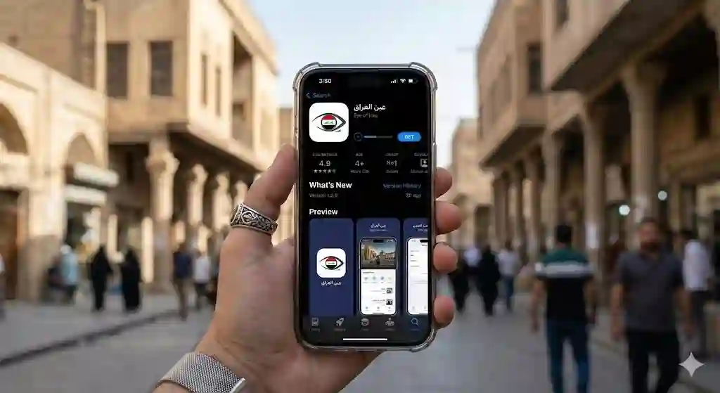 تحميل تطبيق عين العراق للايفون