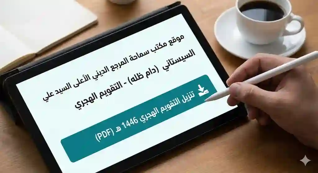 تنزيل التقويم الهجري للسيد السيستاني 1446 pdf