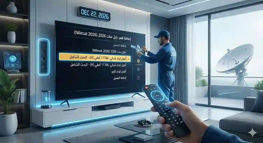 إضافة قمر نايل سات بعد حذفه 2026 واقوى تردد شبكي لبحث كل القنوات