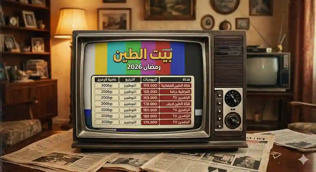 تردد القنوات الناقلة لمسلسل بيت الطين الجزء السادس رمضان 2026