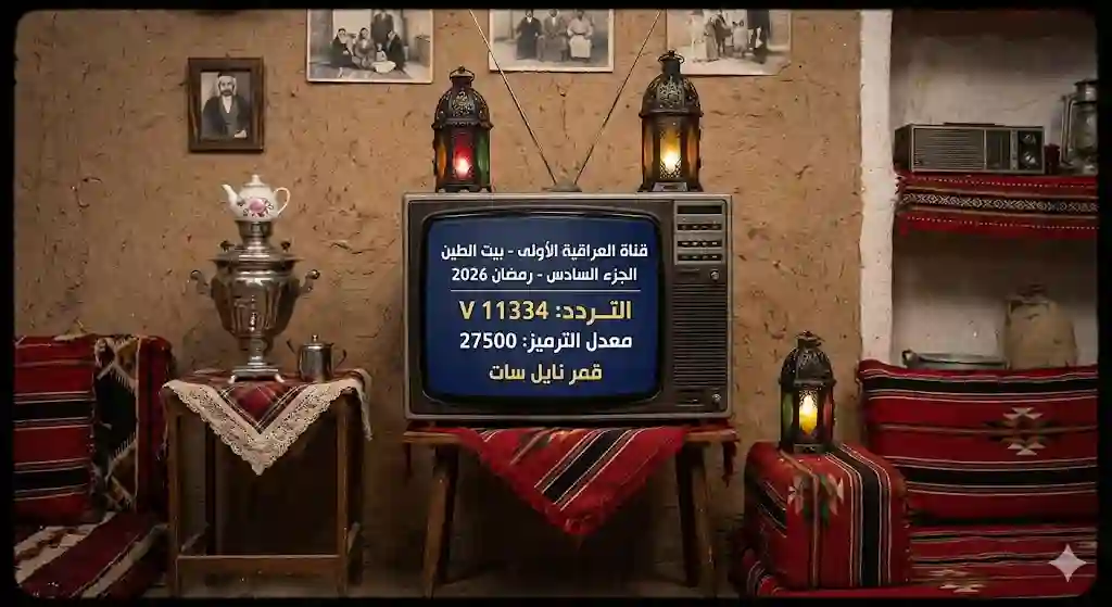 تردد القنوات الناقلة لمسلسل بيت الطين الجزء السادس رمضان 2026